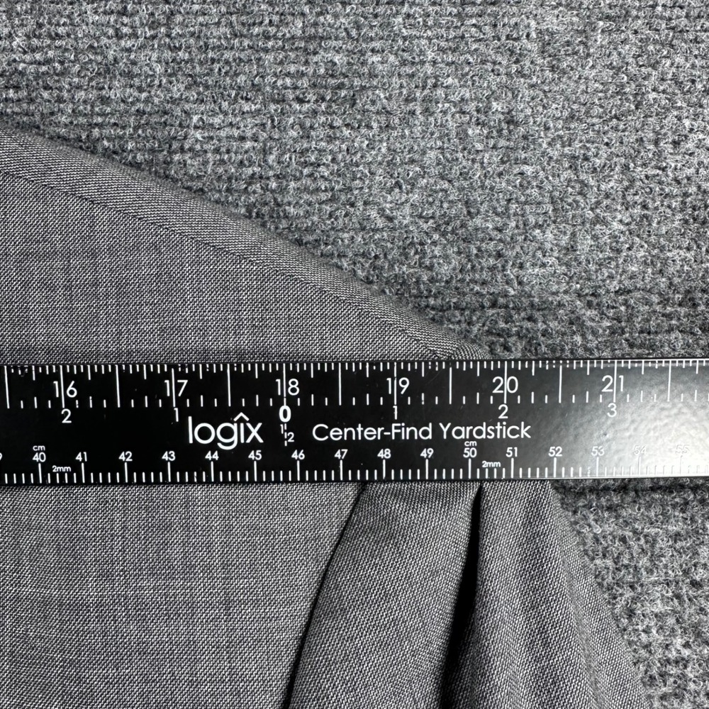 Lauren Ralph Lauren Blazer Mens 44R 44 Regular Grey 100% Wool Sport Coat Jacket - Picture 13 of 16
